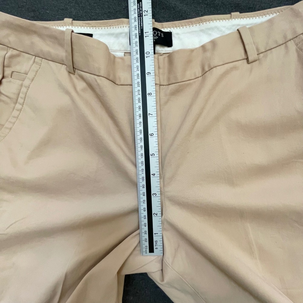 Talbots Petites Signature Pants Women 12P Beige Cropped Stretch NWT - Picture 15 of 16